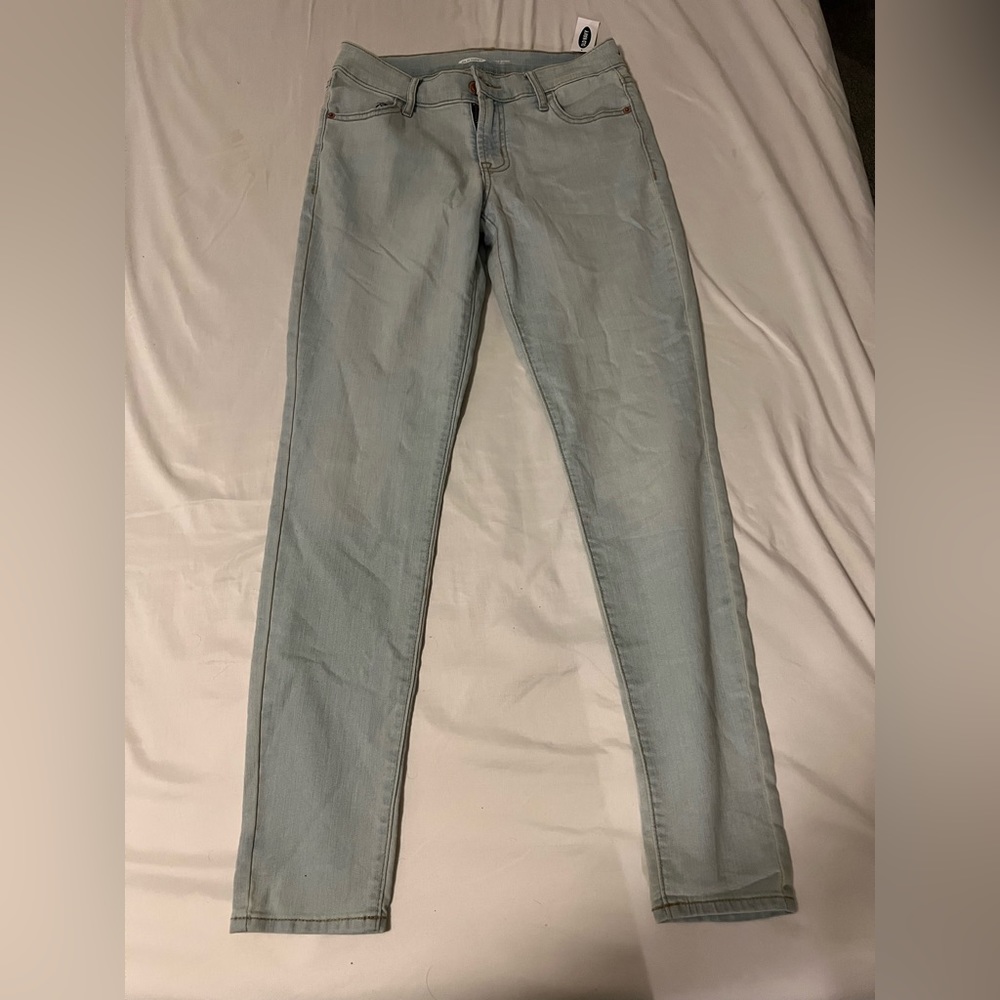 Old navy skinny jeans light wash